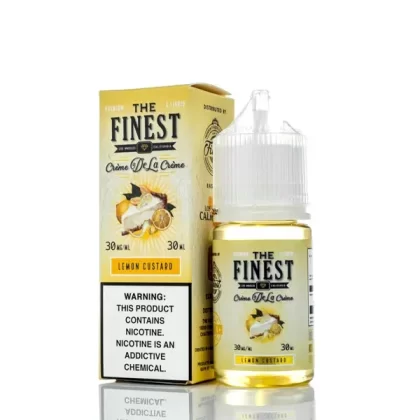 The Finest E-Liquid – Salt Nic Series – Creme De La Creme – Lemon Custard – 30ml (DISCONTINUED) - Vape Product, Vape Product (4F465C)