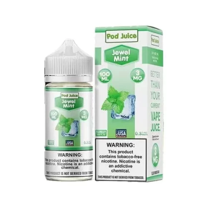 Pod Juice Jewel Mint TF 100ml Vape Juice - Eightvape