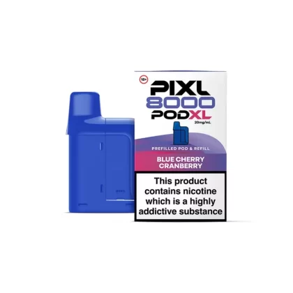 Pixl 8000 Blue Cherry Cranberry Refill Pods - Ecigpremium