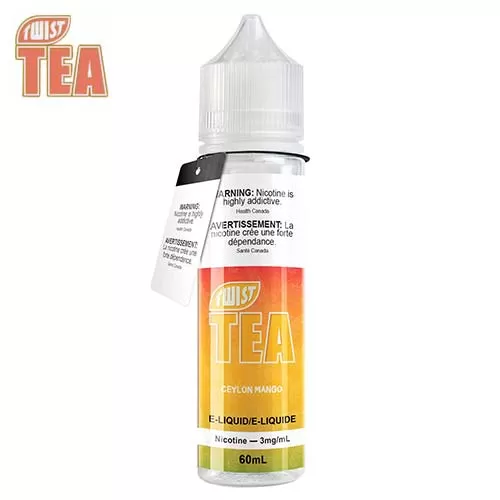 Mango Ceylon Tea 50ml Ejuice by Twist Tea PGVG - 12 mg - 50 ml - Image 2