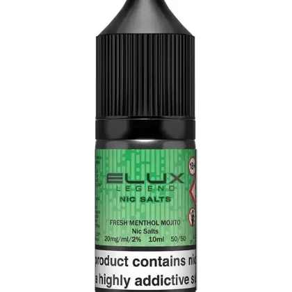 Elux Legend Fresh Menthol Mojito Nic Salt Vape Juice - 10mg