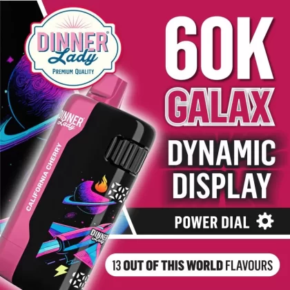 Dinner Lady Galax 60K - Grape Bubblegum - Skullvaping
