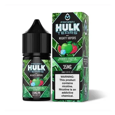 Frozen Green Apple Straw Melon Chew Mighty Vapors Salts 30mL