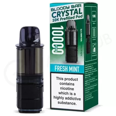 Fresh Mint Bloody Bar Crystal 10K Refill Pack