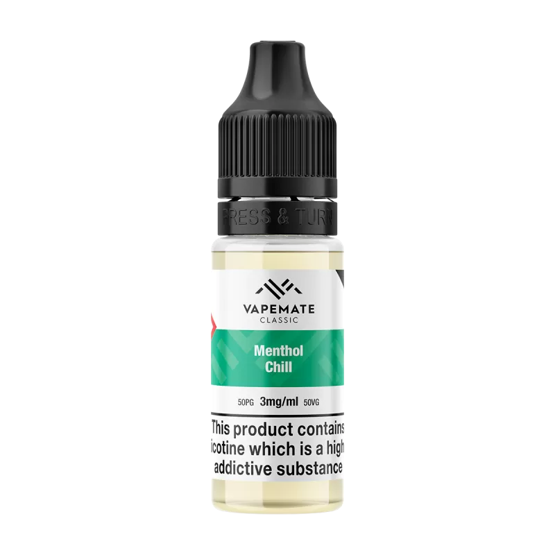 Vapemate Classic Menthol Chill 10ml - 12mg - Vape Product