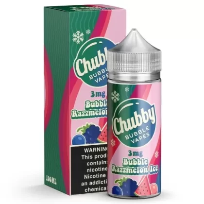 Chubby Bubble E-Liquid – Bubble Razzmelon Ice – 100ml