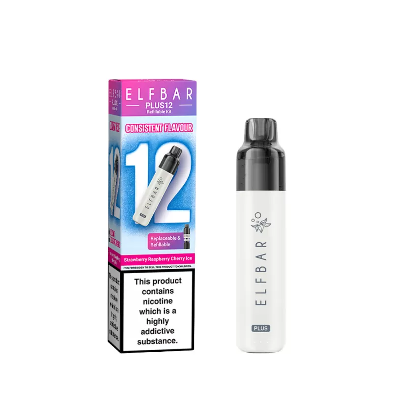 Elf Bar Plus 12 Prefilled Pod Vape Kits - Pink Lemonade - Image 2