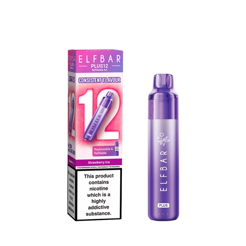 Elf Bar Plus 12 Prefilled Pod Vape Kits - Pink Lemonade - Image 3