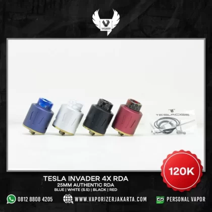 TESLA INVADER 4X RDA (Authentic)
