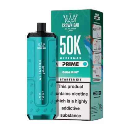 Al Fakher Hypermax Prime 50K Prefilled Pod Kit Gum Mint - 20mg
