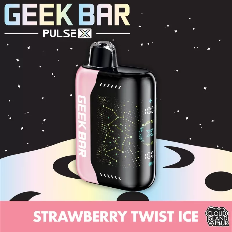 GEEK BAR PULSE X Disposable Vape – Strawberry Twist Ice