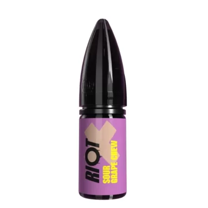 Sour Grape Chew Nic Salts E-Liquid Riot X by Riot Squad (10ml) - 10mg