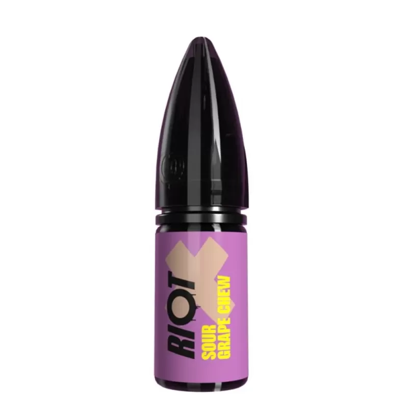 Sour Grape Chew Nic Salts E-Liquid Riot X by Riot Squad (10ml) - 10mg