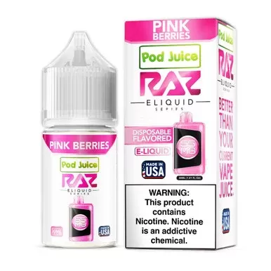 Pink Berries Pod Juice x RAZ Salts 30mL