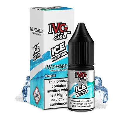 Ice Menthol E-Liquid by IVG Salt – 10ml