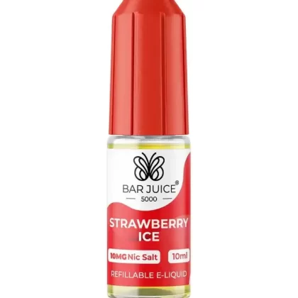 Bar Juice 5000 Strawberry Ice Nic Salt Vape Juice - 10mg