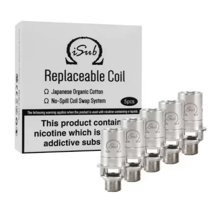 Innokin iSub Coils - Resistance & Multi-Buy#0.5ohm 5pk>1.2ohm 5pk>BVC Clapton 0.5ohm 5pk>0.2 ohm 5pk