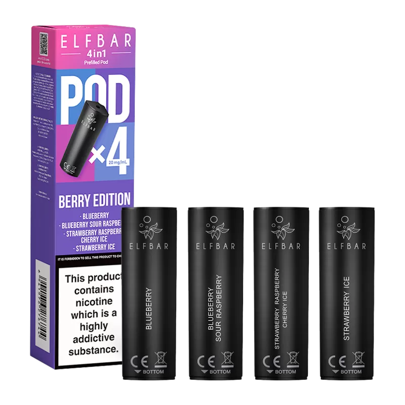 Berry Edition Elfbar 4in1 Pods - Ecigwizard