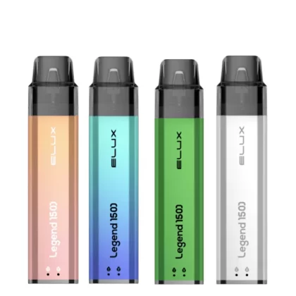 20mg Elux Legend 1500 Prefilled Pod Vape Kit - Vape Product; Blueberry Edition, Blue Edition