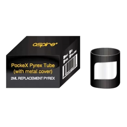 Aspire PockeX Replacement Glass - Silver - Misteliquid Co