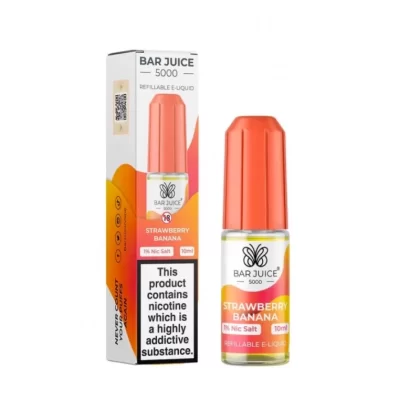 Bar Juice 5000 Salt Nicotine Strawberry Banana 10mg / 20mg - Vapourdays Co