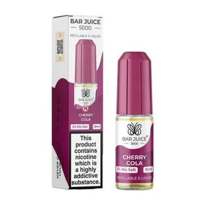Bar Juice 5000 Cherry Cola Nic Salt E-Liquid 10mg & 20mg – Classic Fizzy Delight with a Cherry Twist | 10ml