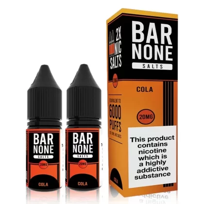 Cola By Bar None 10ml Nic salts Twin Pack