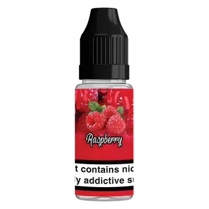 QuitterZ Raspberry 10ml e liquid High PG 70Pg 30Vg