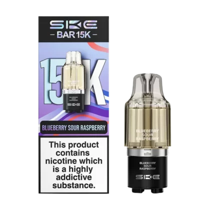 Blueberry Sour Raspberry SKE Bar 15K Refill Pack - 20mg - Vape Product (9AF917)
