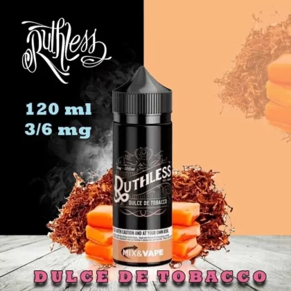 RUTHLESS DULCE DE TOBACCO 120ML - Ejuicewarehouse