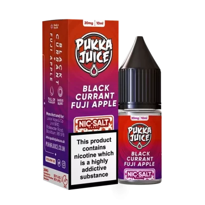 Pukka Juice Nic Salt E-Liquid Blackcurrant Fuji Apple - Nicotine Strength#10mg>20mg (7A0A5A)