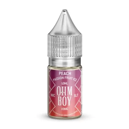 Peach Passion Fruit Ice Nic Salt by Ohm Boy SLT