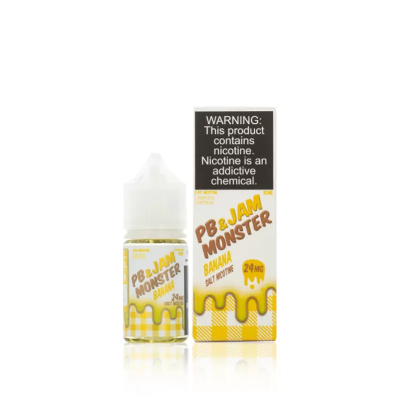 Jam Monster Salt E-Liquid – Banana PB & Jam – 30ml
