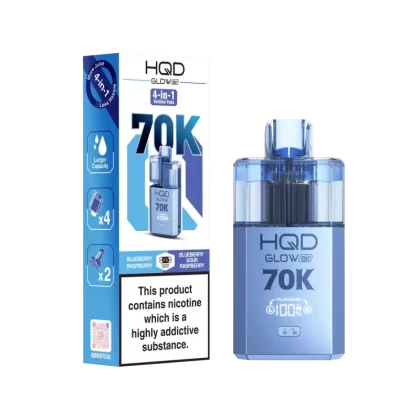HQD Glow Air 70K Prefilled Pod Kit - Blueberry Raspberry / Blue Sour Raspberry