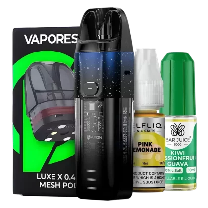 Vaporesso Luxe XR Pod Kit Bundle - Color#Black>Galaxy Blue>Galaxy Purple>Gold>Galaxy Red>Pink>Silver