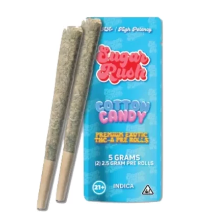 Sugar Rush Premium Exotic THCA Pre Rolls – 5g