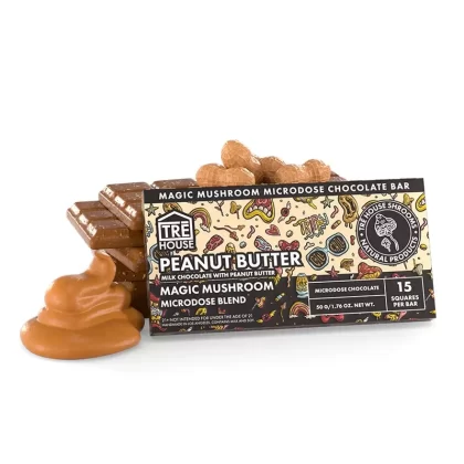 Tre House Magic Mushroom Chocolate Bar – Peanut Butter - Eliquidsupply