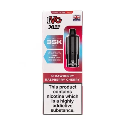 Strawberry Raspberry Cherry XL35 Prefilled Pod + Refills by IVG