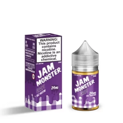 Jam Monster Salt Grape eJuice - Vape Product; Vape Product, Vape Product (90983F)