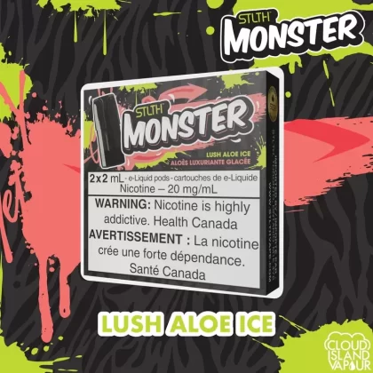 STLTH Monster Pod Pack – Lush Aloe Ice