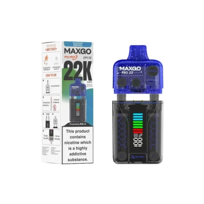 Relx MaxGo Pro 22000 Prefilled Pod Vape Kit (Expiry May 2026) - Grape Bubblegum