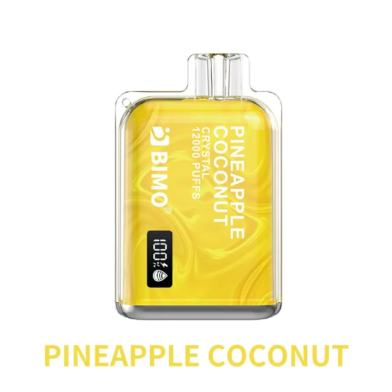 BIMO Crystal 12k Puffs- Pineapple Coconut - Vape Store