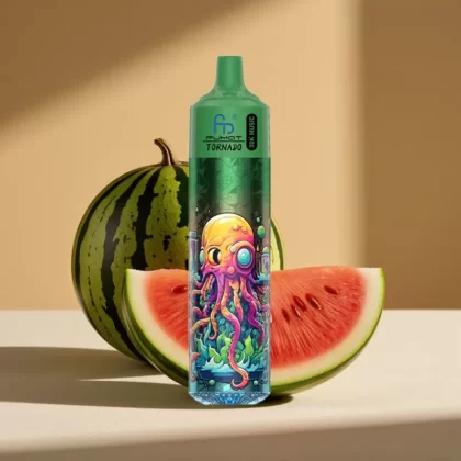 Fumot RandM Tornado 30000 Puffs 30mL 5% Mesh Disposable Vape Watermelon Cantaloupe