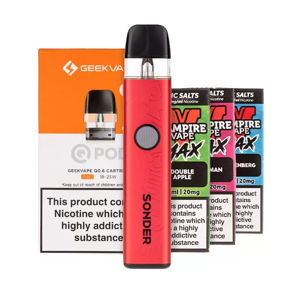Geek Vape Sonder Q3 Pod Kit Bundle - Groove Purple / 0.8ohm - Image 2