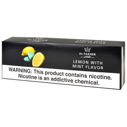 Al Fakher Lemon With Mint Hookah Shisha - Size#10 Packs of 50g>250g (706A8D)