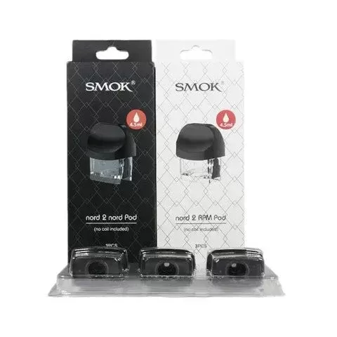 Smok Nord 2 Replacement Pods – RPM & Nord Pods 3pk