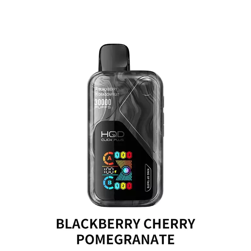 HQD Click Plus 30000 – Blackberry Cherry Pomegranate - Ozvapeone (F3DADC)