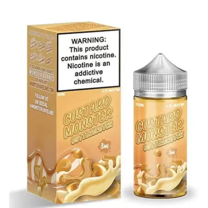 Jam Monster Custard Butterscotch Vape e-Liquid 100mL - Beyondvape