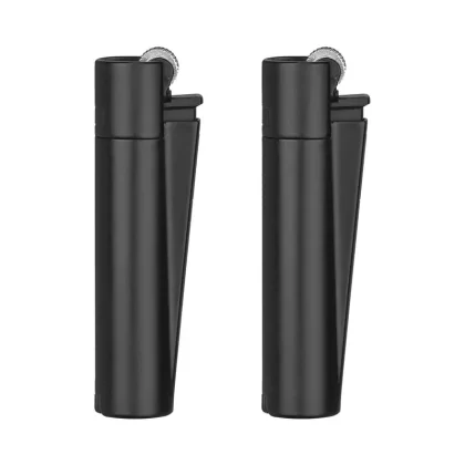 Clipper® Lighters | Metal Series – Matte Black | 12 Count
