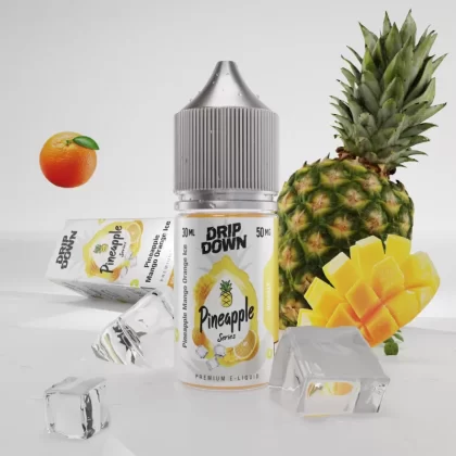 Drip Down Pineapple- Pineapple Mango Orange Ice 30ml (30, 50mg) - Vapebar Pk